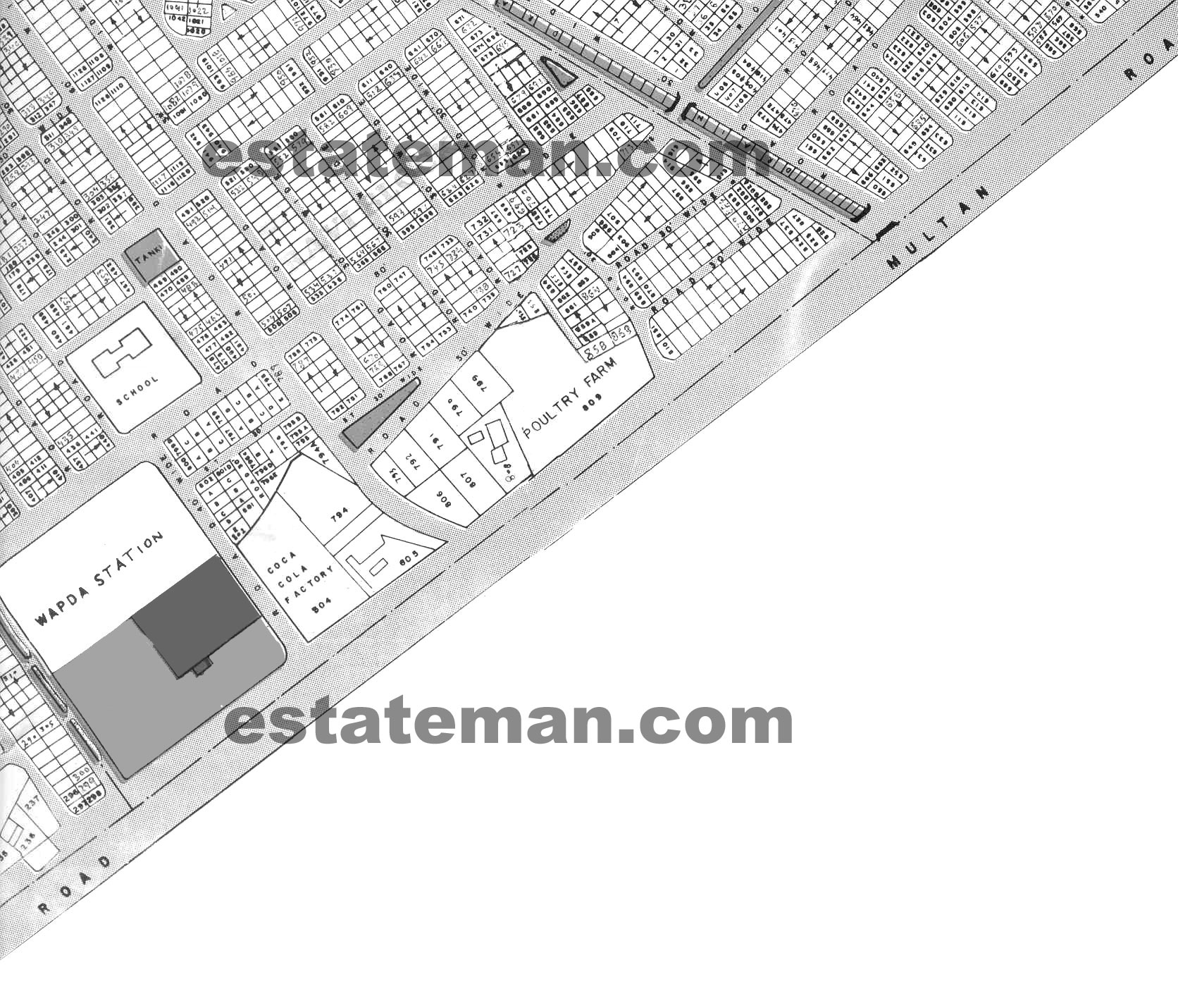 Allama Iqbal Town (Map Area 9) Click on Map Navigation Buttons as required