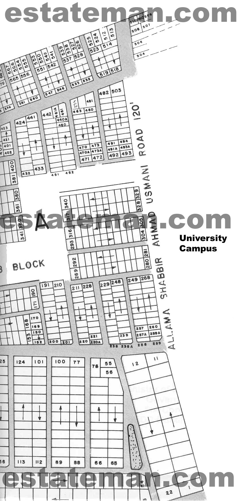 Faisal Town & Model Town Extension (Map Area 5) Click on Map Navigation Buttons as required.