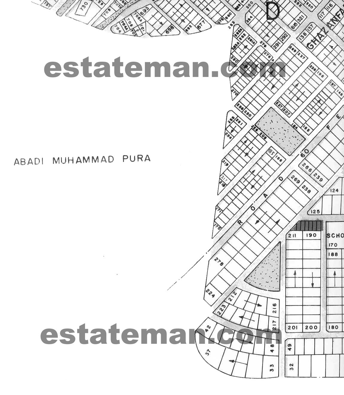 Faisal Town & Model Town Extension (Map Area 6) Click on Map Navigation Buttons as required.