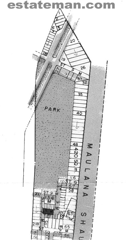 Johar Town Phase 1 (Map Area 4) Click on Map Navigation Buttons as required.