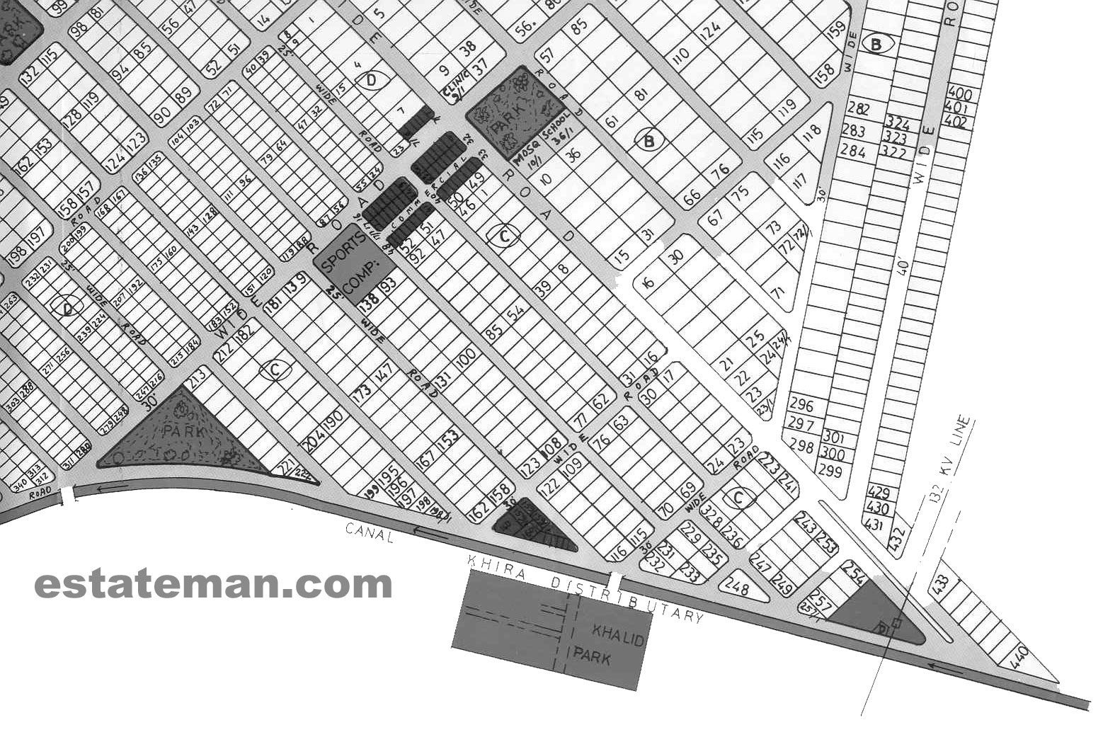 map-of-punjab-co-operative-housing-society-lahore-be-estateman