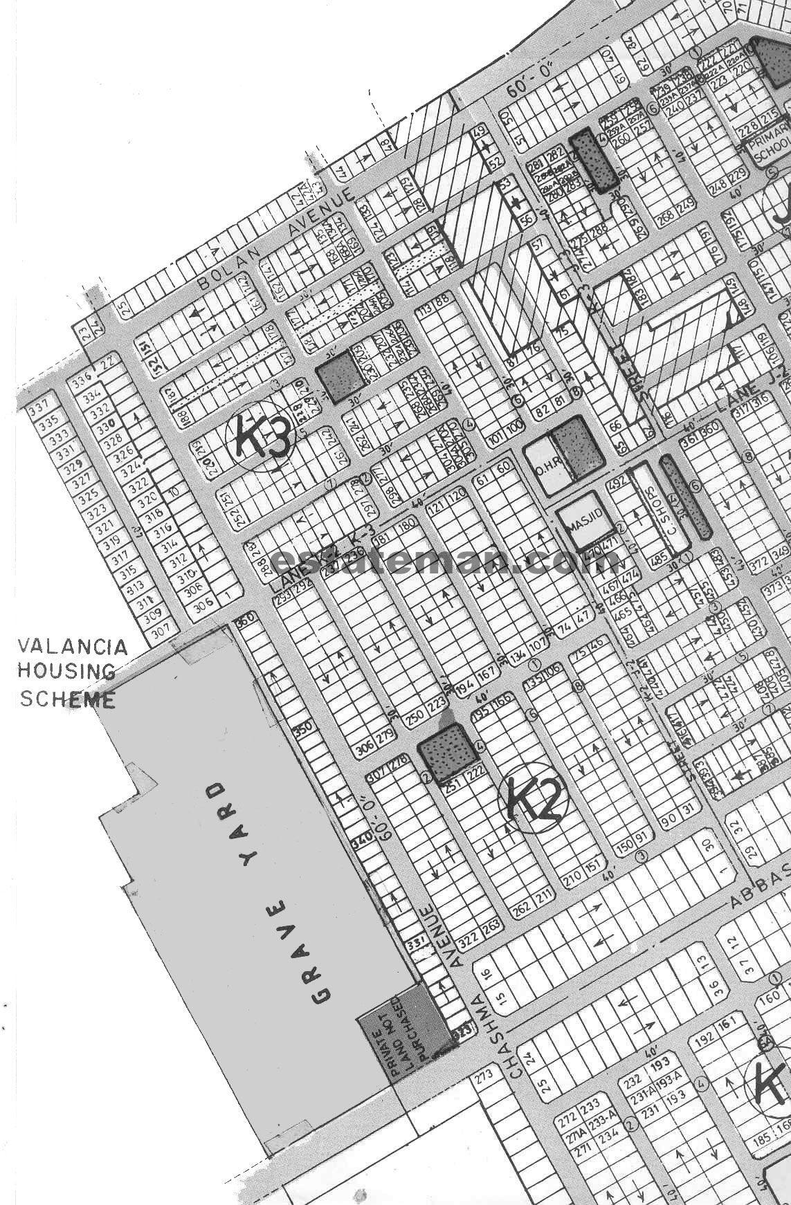 WAPDA Employee's Housing Society (Map Area 6) Lahore. Click on Map Navigation Buttons as required.