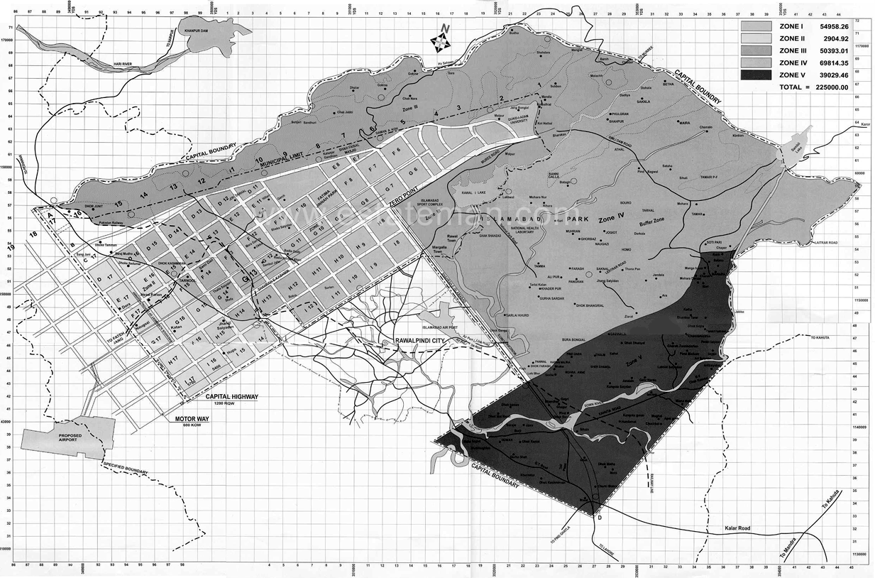 Master Plan of Islamabad