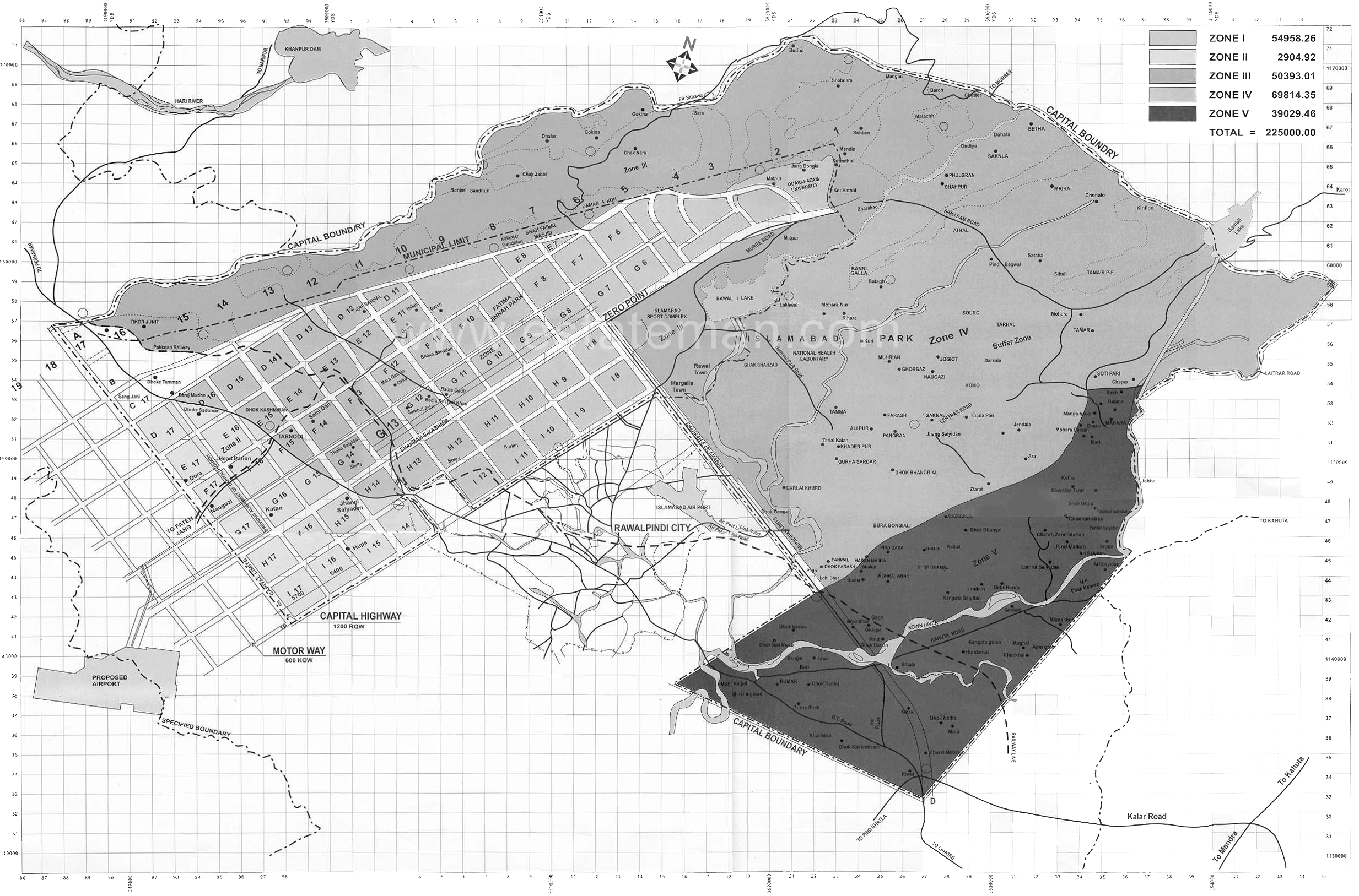 Master Plan of Islamabad